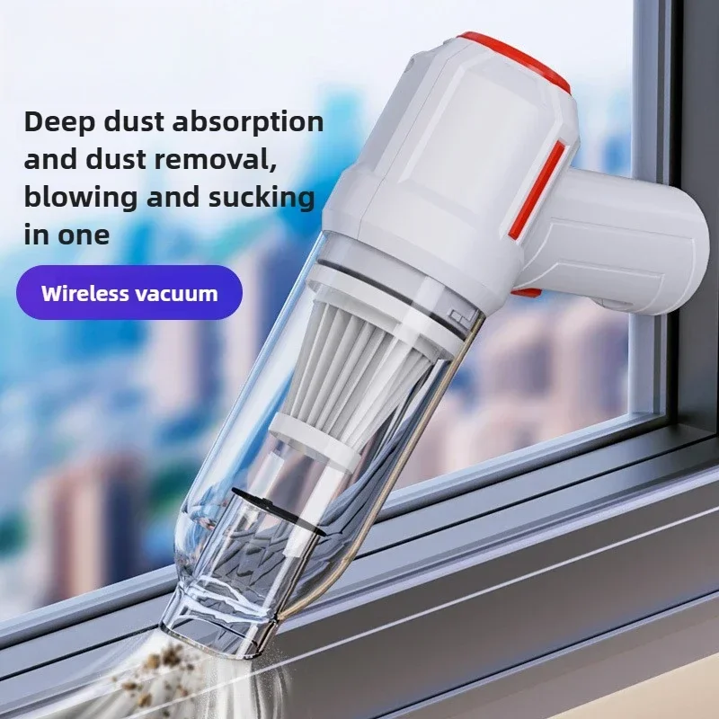 Car Vacuum Cleaner Strong Suction Powerful Mini Cleaning Machines Portable Wireless Handheld Air Blowers Household Appliances 1