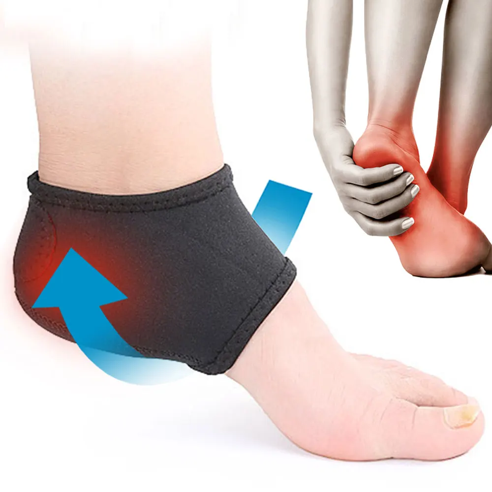 Plantar Fasciitis Nylon SBR Sleeve Protective Heel Air Support Reduce Pressure on Heel Relief Heel Pain and Cracked 1Pair For Heel Protectors