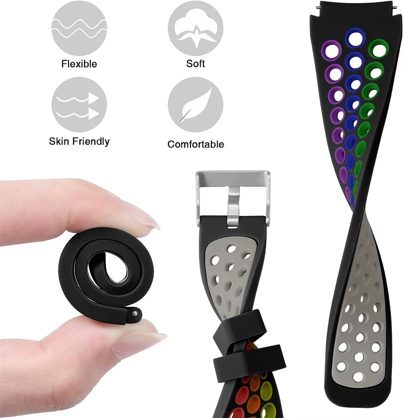 Enhanced Sports Silicone Strap - Versatile Band