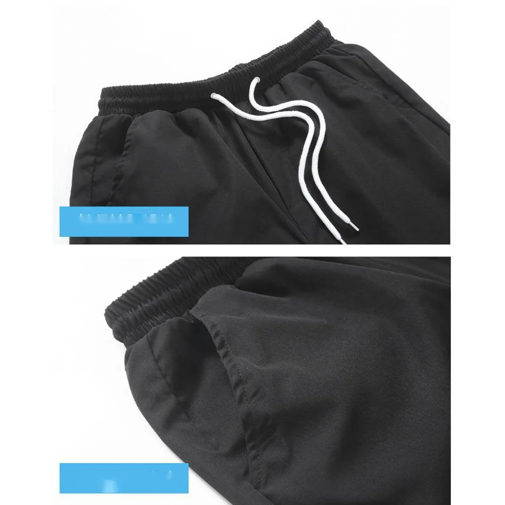 Moške poletne kratke hlače, ohlapne, za prosti čas, 5/4 hlače, poletne, tanke, velike športne hlače za plažo, moška poletna vrhnja oblačila, modna znamka ins_voghion.com