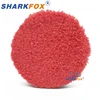 Sharkfox 5/6 Inch Removing Wax Buffer Pads Microfiber Polishing Pad Buffing Pads For DA/RO Polisher Microfiber Cutting Pad 3