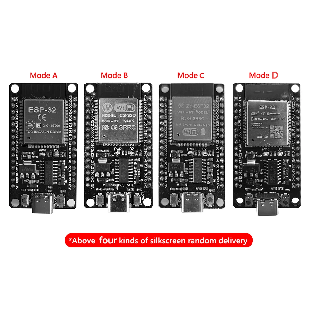 Development Board Module WiFi+Bluetooth-compatible ESP32 WROOM-32D Development Board Ultra-Low Power Consumption for Smart Home