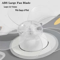 Ventilateur de plafond avec lumière ventilateur de plafond d'avion avec télécommande LED gradation plafonnier lustre éclairage pour chambre d'enfant 4
