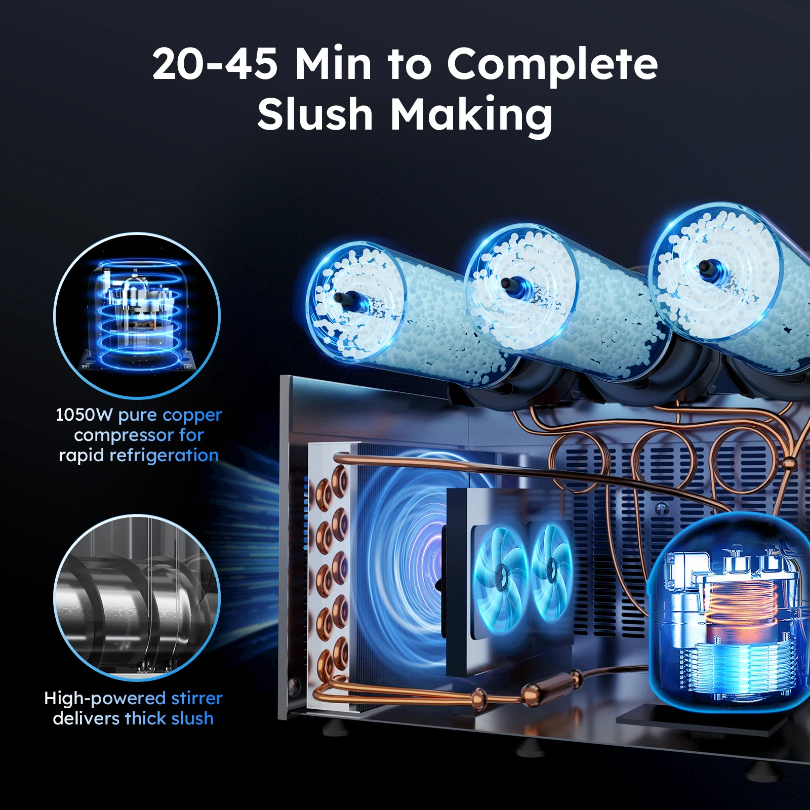 36L Commercial Slushy Machine Drink Dispenser