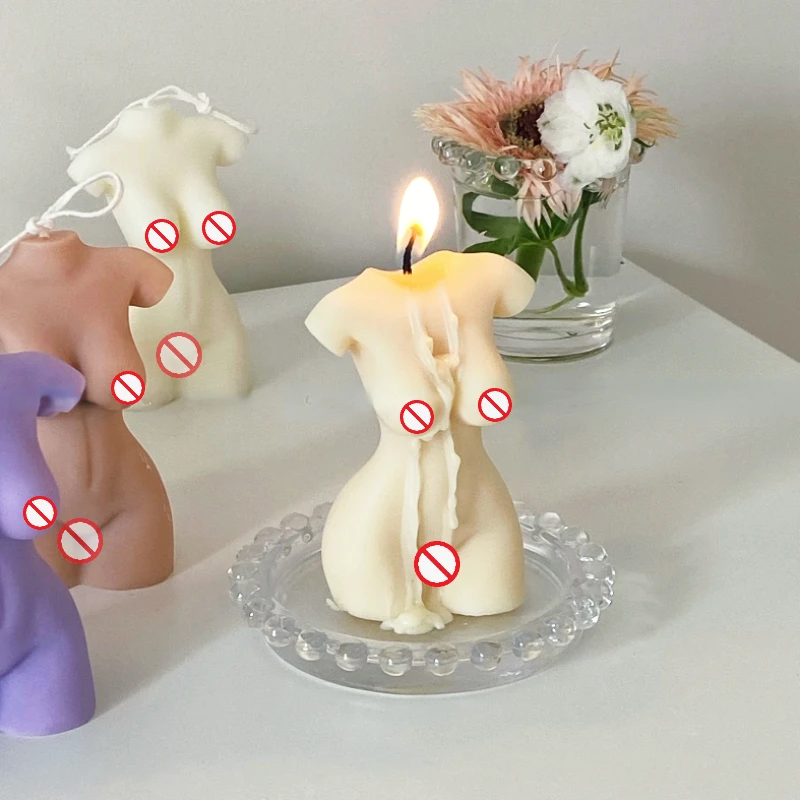 Silicone Candle Making Soap Silicone Human Body Candle Resin Candle