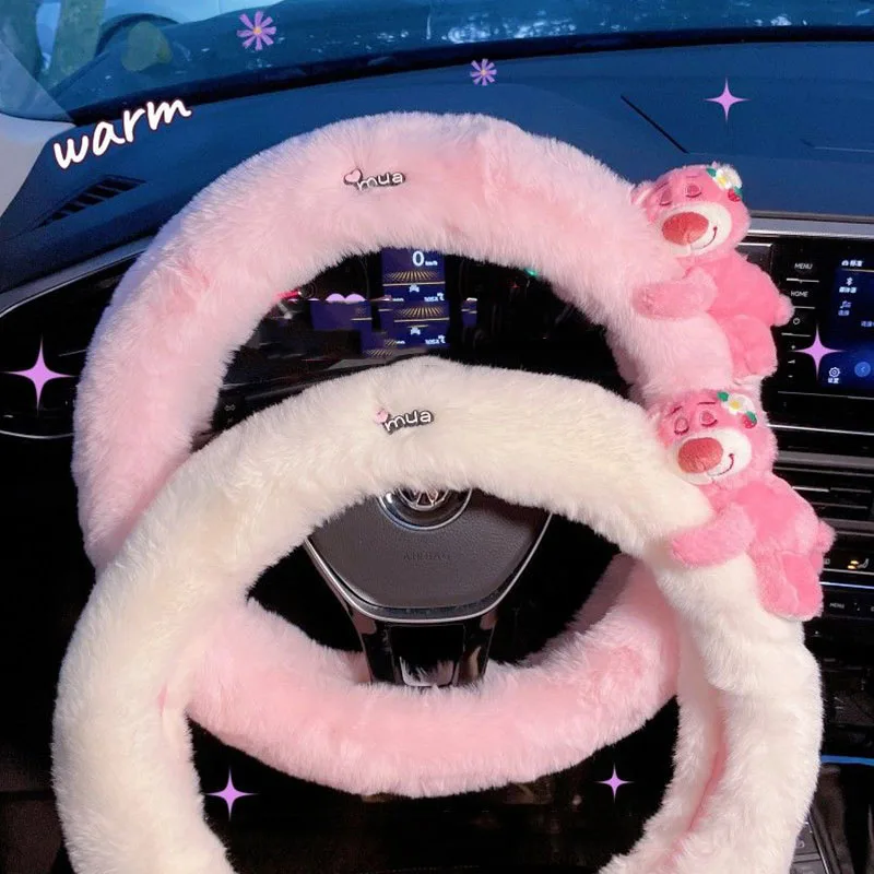

2023 Kawaii Disney Series Anime Audi Bmw Mercedes Benz Buick Toyota Honda Volkswagen Cartoon Cute Universal Steering Wheel Cover