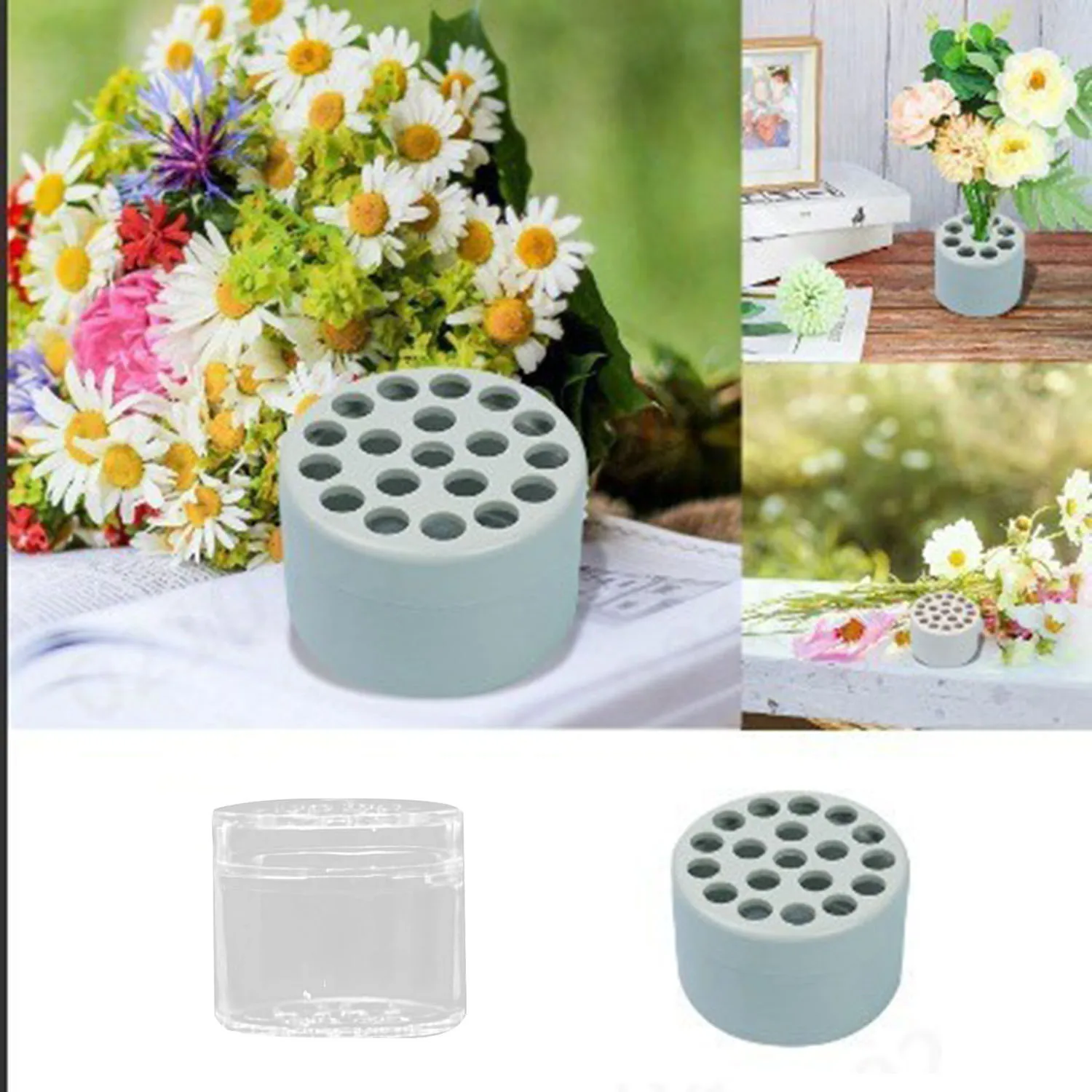 Spiral Ikebana Stem Holder for Vase Bouquet Twister for Flower Arrangement Reusable Spiral Stem for Flowers DIY Floral Art