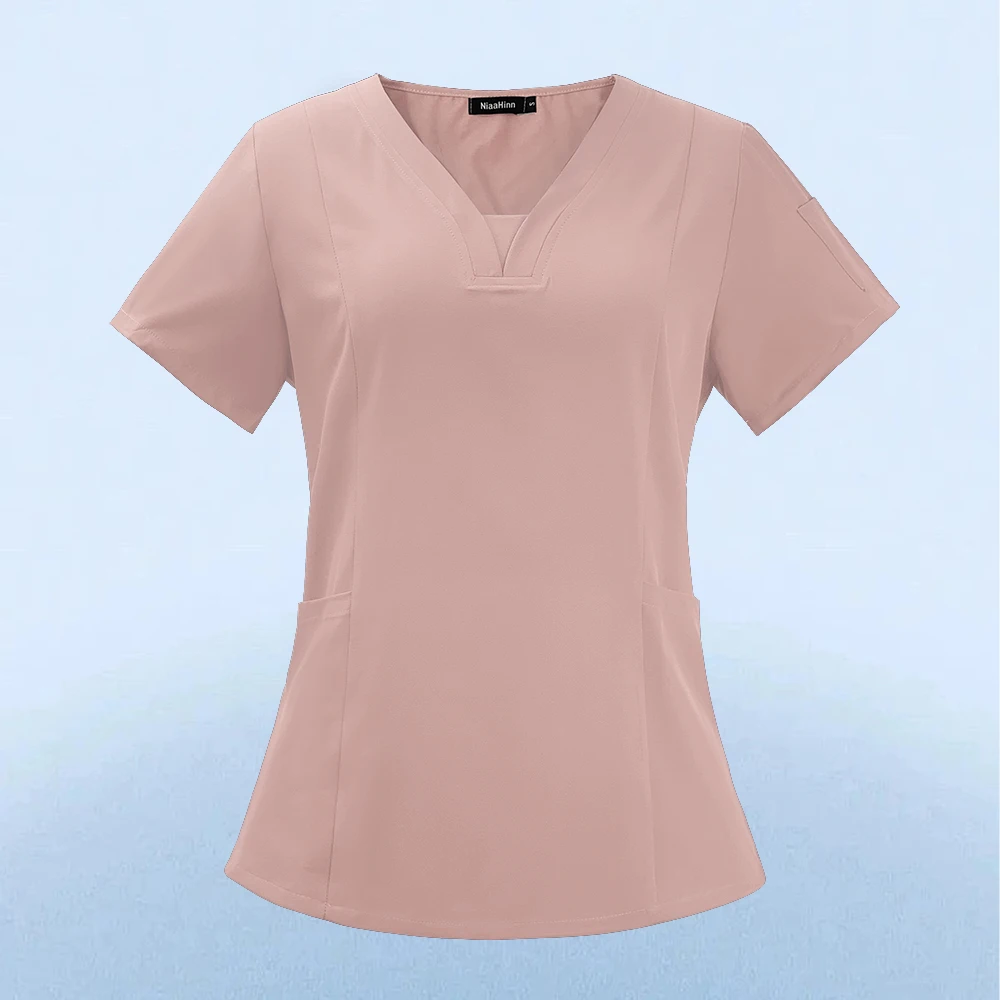 Medical Scrubs Tops for Women Hospital Doctor Nurse