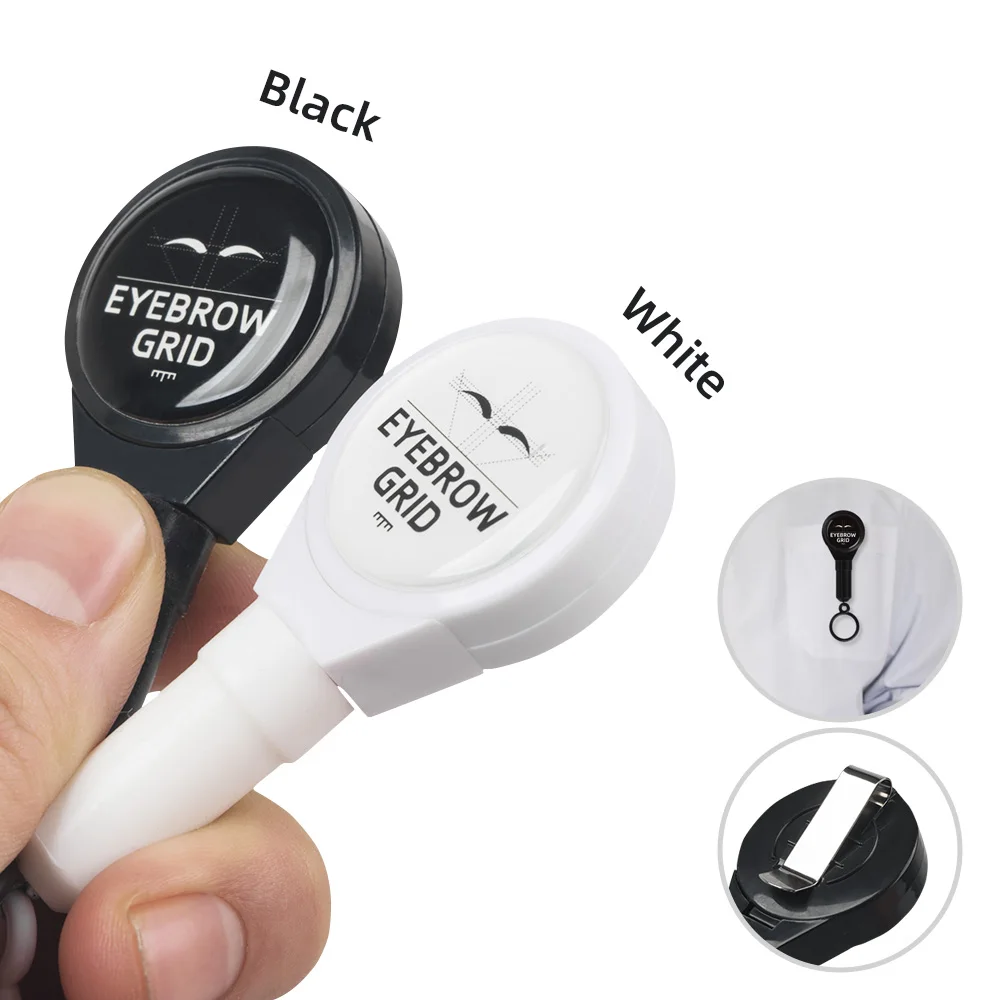 New Stretchable Mapping Pre-ink String Microblading Eyebrow Makeup Dyeing Thread Semi Permanent Eyebrows Grid Measuring Tools eyebrow measuring tools
