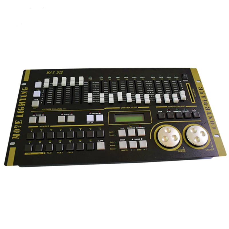 Max512 DMX Controller Max 384 Stage Lighting Controllers Projector For LED Par Moving Head Beam DJ Disco Spot Lights Console dmx controller