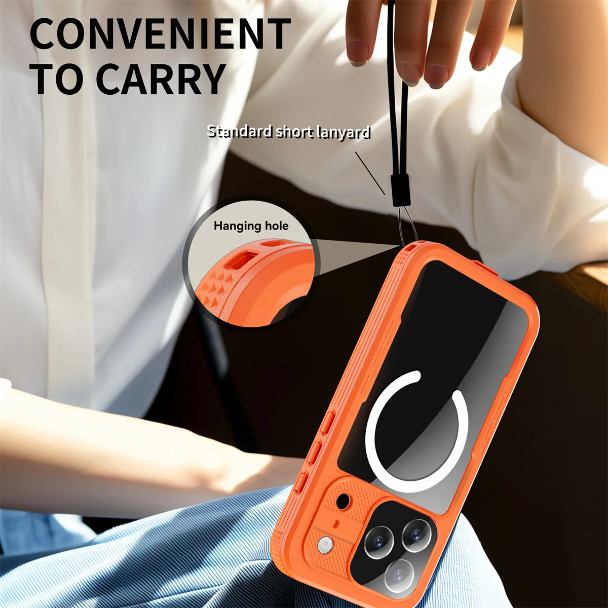 Ultimate Waterproof Phone Case with Magsafe for Wireless Charging and Underwater Use