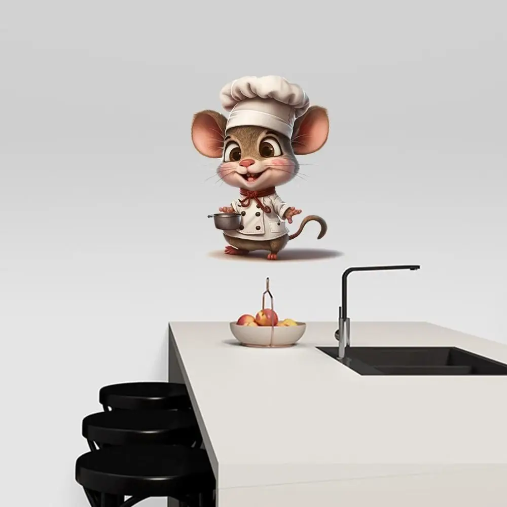 Description Picture 6 of itemCreative Cartoon Cute Mouse Self-adhesive Wall Stickers Bedroom Living Room Corner Stairs Home Decorative Wall Sticker Wallpaper