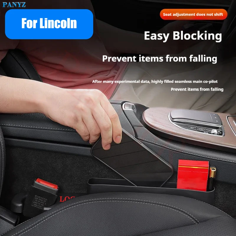 Car Seat Gap Filler Side Seam Plug Strip Leak-proof Filling Strip For Lincoln Nautilus Corsair MKX MKS