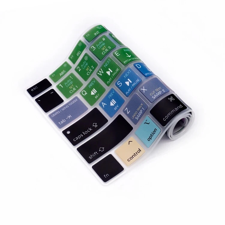 Serato DJ Hotkey Keyboard Cover Skin for MacBook Air 13" with Touch ID MODLE A2179 and A2337 Apple M1 Chip US Layout