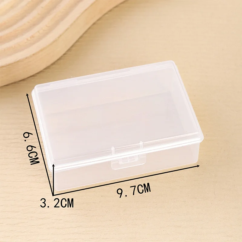 Clear 1Pcs PP Storage Box Mini Transparent Plastic Case Container Rectangular Box Packaging Box For Jewellry Beads Small Items Clear 1Pcs PP Storage Box Mini Transparent Plastic Case Container Rectangular Box Packaging Box For Jewellry Beads Small Items