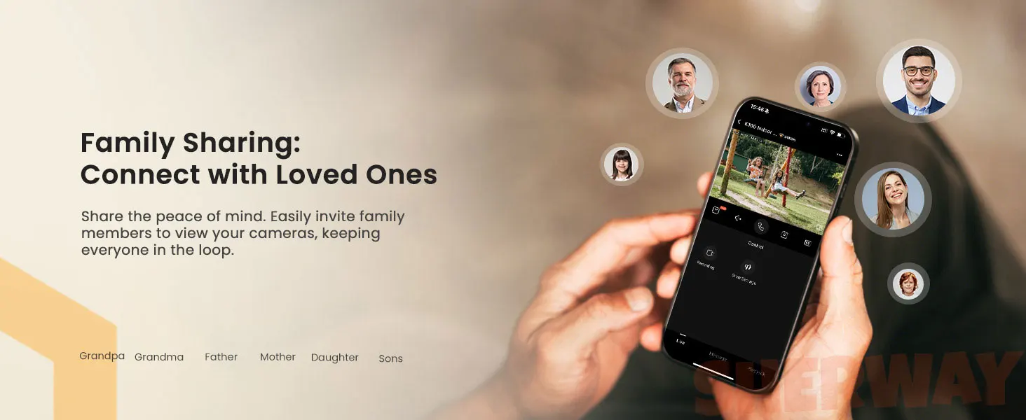 Camera showing real-life installation