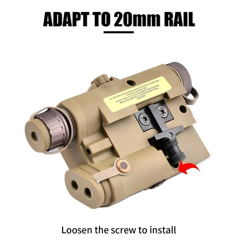Tactical Airsoft IR Fill Light AN PEQ-15 LA5C PEQ15 Red Dot Green Blue Laser Indicator M600 Flashlight Rifle Weapon Scout Light
