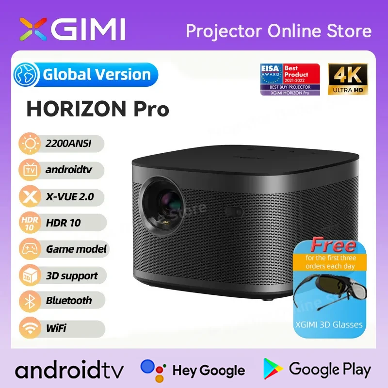 XGIMI-proyector de películas HORIZON Pro, 4K, Android, UHD, DLP