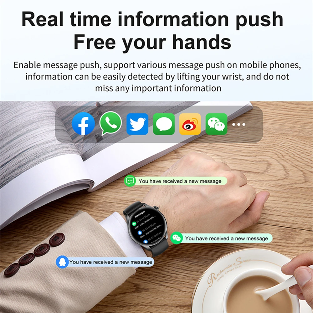 2026 For Classic Smartwatch App Control Men Sports Health Tracking Notification Reminder Bluetooth Call Alarm Clock Smart Watch