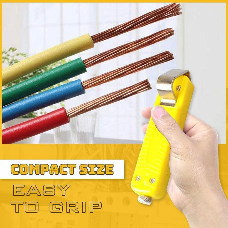 

Adjustable Cable Stripping Knife Wire Stripper Combined Tool for Stripping Round PVC Cable Diameter 4-50mm