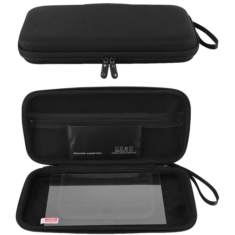 Travel Carry Case with Screen Protector Film Storage Box Portable Storage Bag W/ Mesh Pocket Handbags for Nintendo Switch 2 NS2