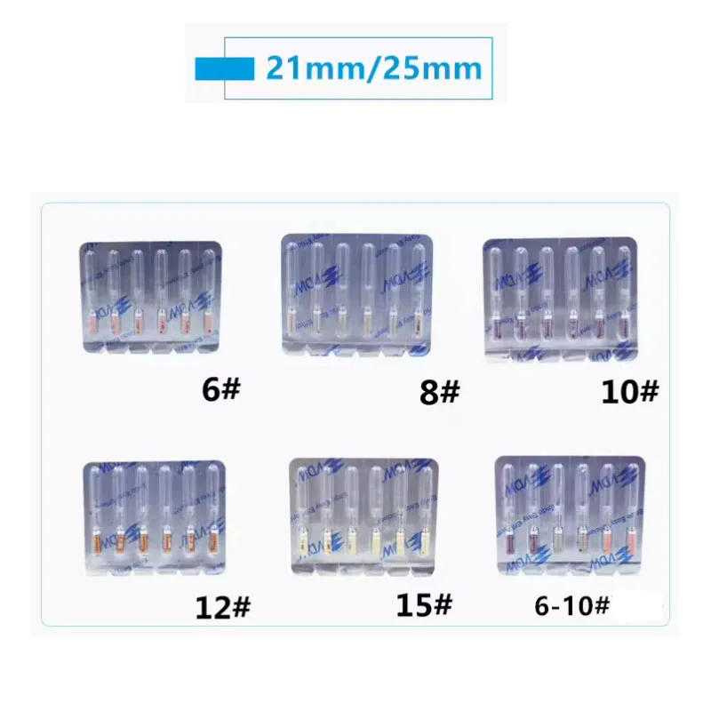 Size 6/8/10/12/15 VDW STERILE C-PILOT Files 19mm 21mm 25mm VDW C-Pilot Files Endo Files Dental Root Canal Files VDW C Pilot 2