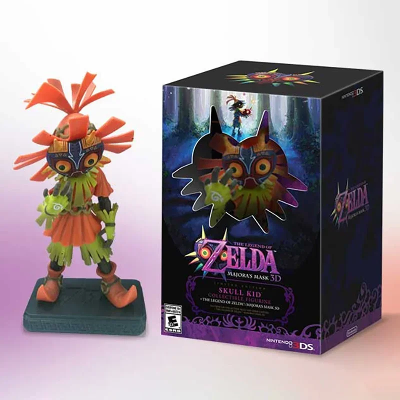 The Legend Of Zelda Game Anime Figure Majoras Mask Link Skull Model Doll Pvc Action Figurine Decorazione Da Collezione Giocattoli Per Bambini Regali
