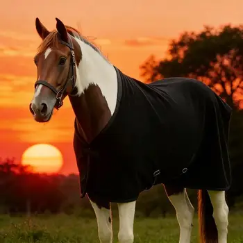 Spacious Warm Fleece Horse Blanket 4
