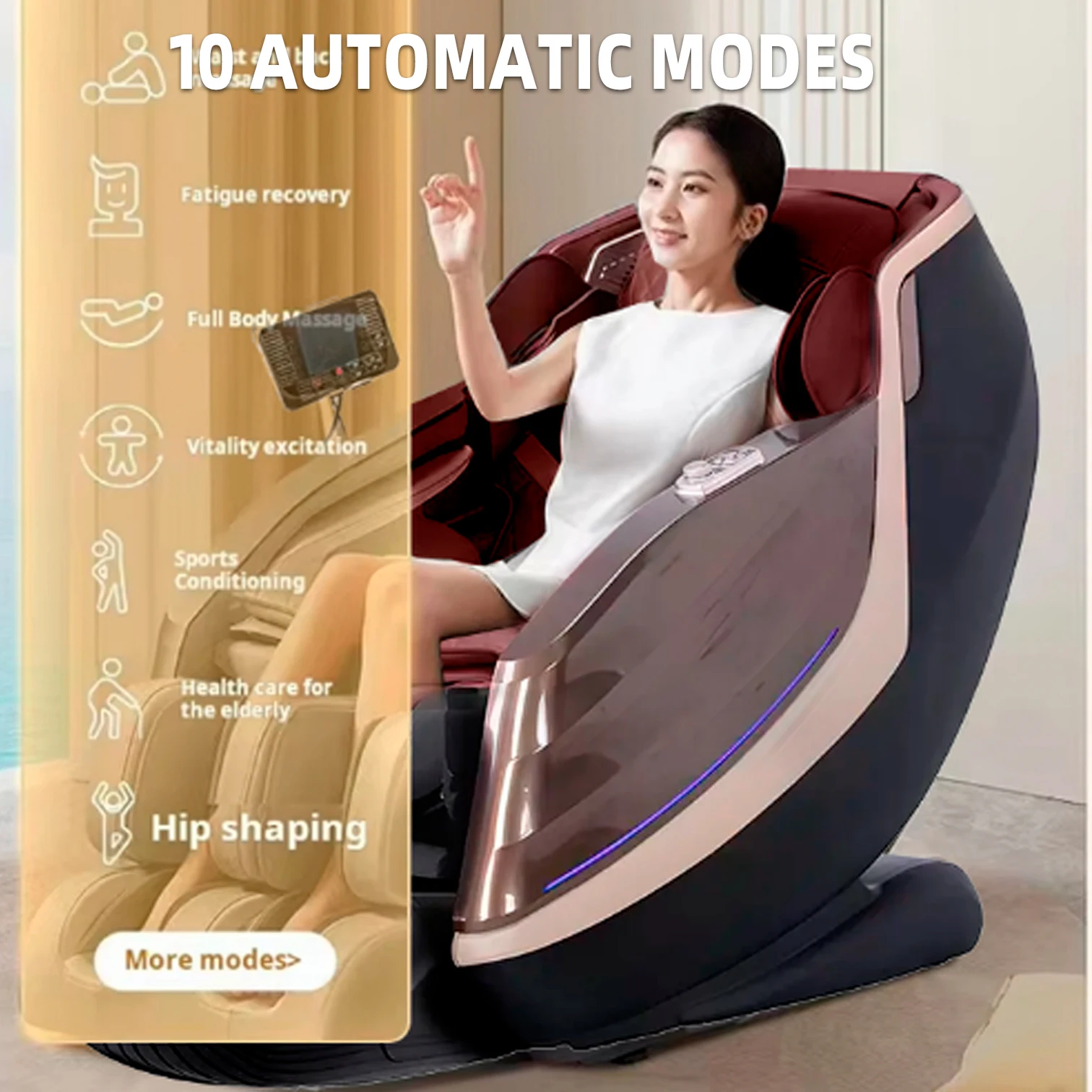Three Years Warranty UKL New Chairs 4D SL-Track Full Body Air Bag Zero Gravity Luxury Electric Massager For Office Massage Sofa 4