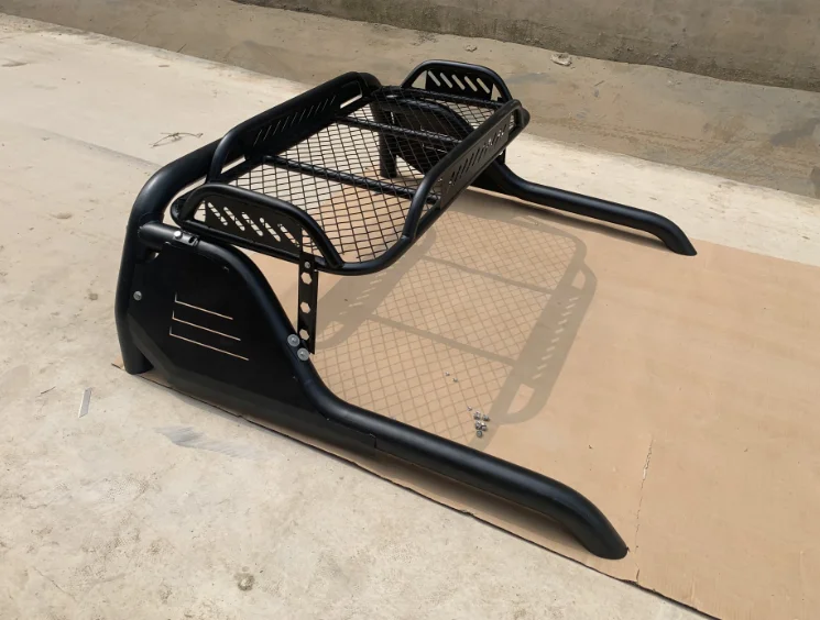 Factory 4X4 Steel Material Universal Type Sport Roll Bar With Basket For Dodge Ram
