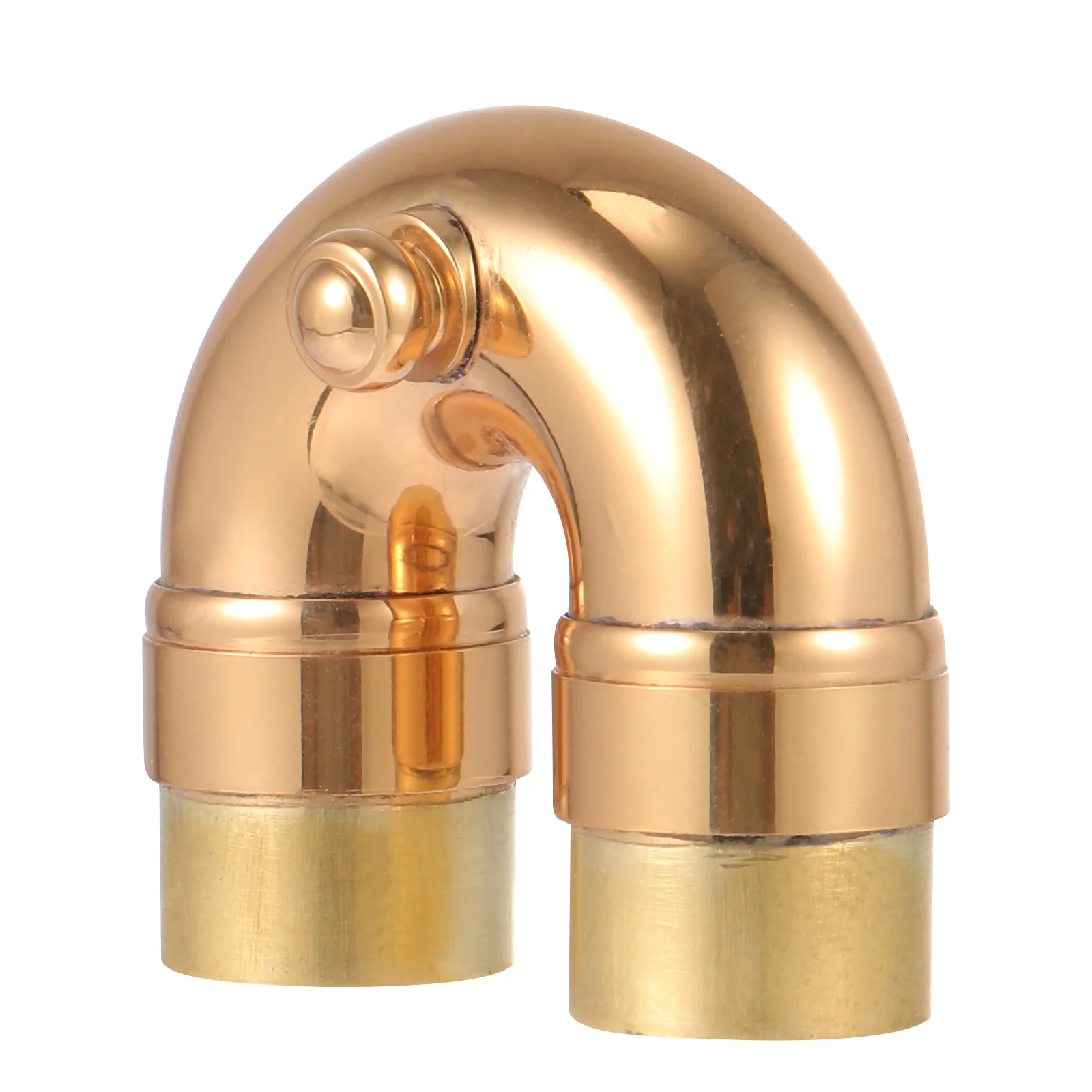 

Professional Trumpet Curved Neck Sound Changing Tube Trumpet 7c (Golden)