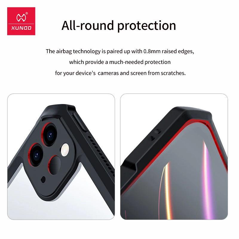 Xundd-capa para Tablet à Prova de Choque com Suporte Invisível Airbags Ipad Pro 11 Ipad Pro 12.9 2023 - Imagem 2