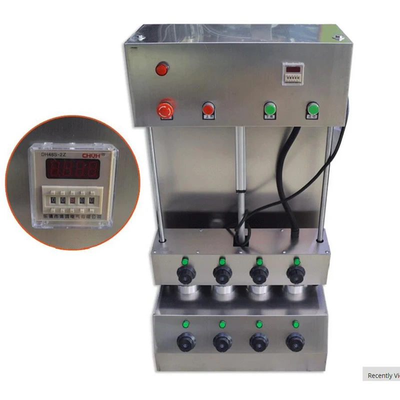 Electric 13*6cm Pizza Cone Forming Maker Machine For Commercial Rotary Oven With Pizza Cone Warming Display Showcase