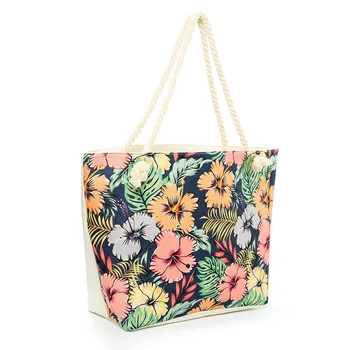 2025 Bohemian style geometric large capacity multifunctional hand-held single shoulder handbag swimming storage bag beach bag