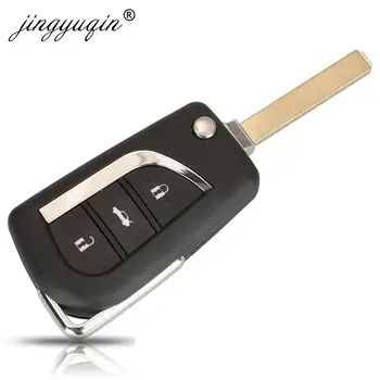 Keyforkess VA2 Flip Remote Car Key Fob 433MHz H-8A per Toyota Aygo Corolla Auris /G Chip fit Verso Avensis S000048000 A03TAA - Jingyuqin VA2 Flip Remote Car Key Fob 433MHz H 8A per Toyota Aygo Corolla Auris