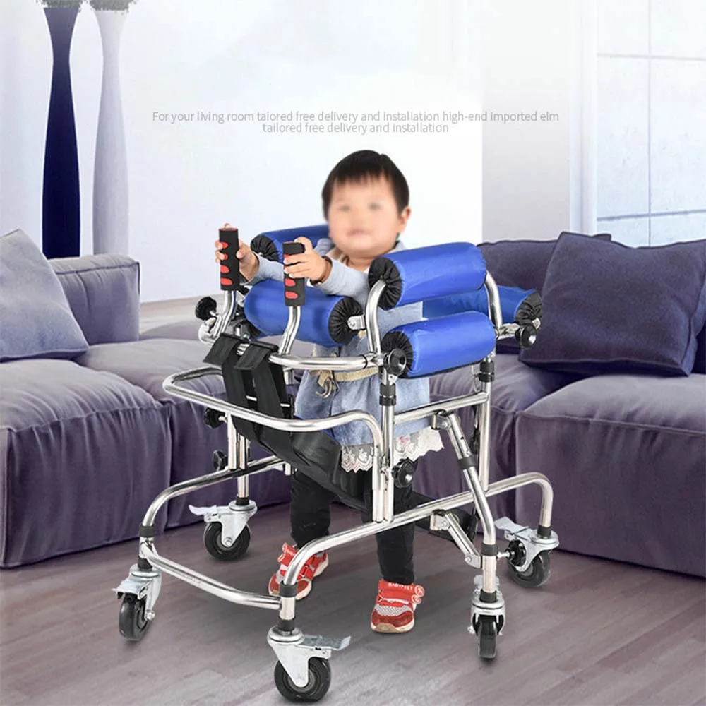 

Child Walker Assist Lower Limb Training Walking Standing Frame Walking Stick Rehabilitation Instrument For Child Kid Walker