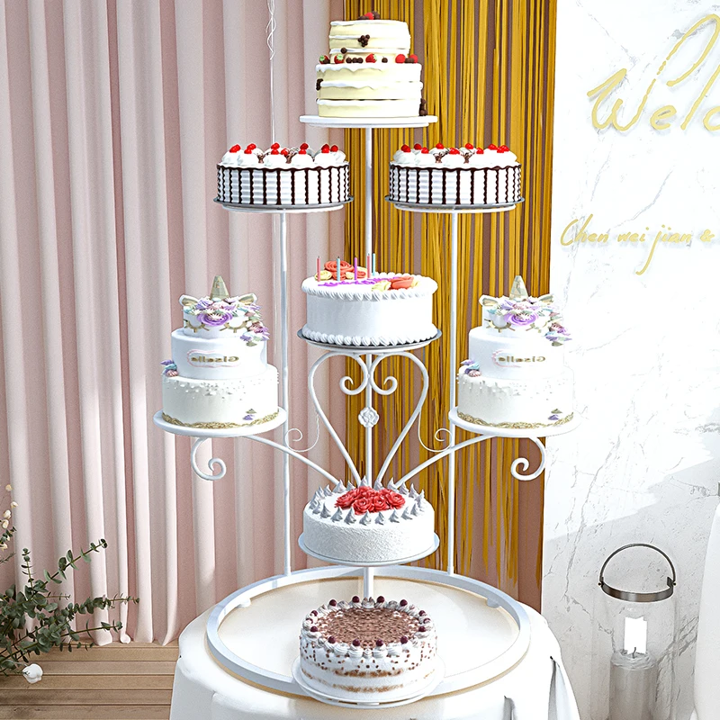 Party Events Cake Stand Pastry Confectionery Cupcake Stand Design Cake Board et Display Cosas De Cocina Kitchen Supplies