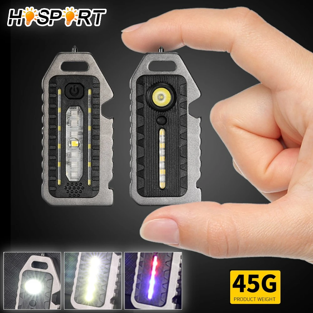 Led Red Blue Shoulder Tactical Police Flashlight Selfdefense Usb