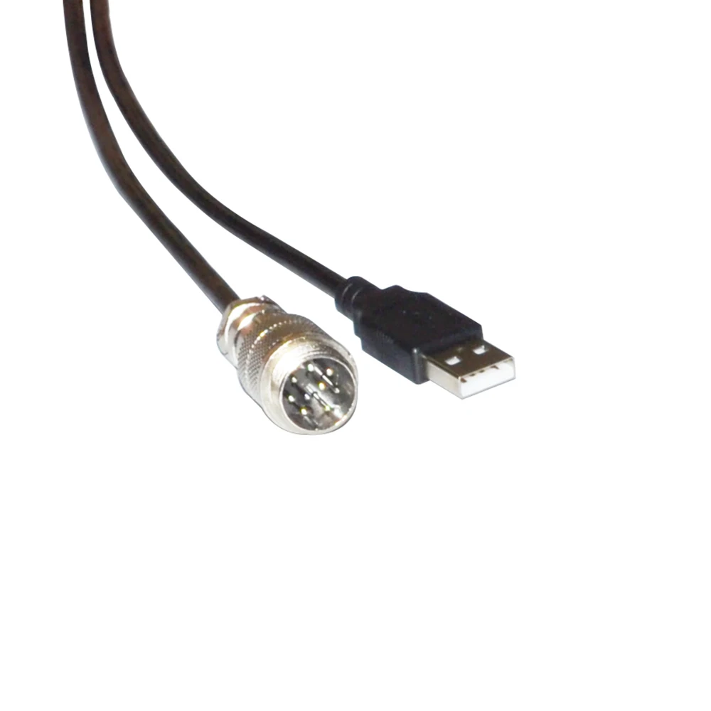 Usb 2.0 a Din Macho Conexão Adaptador Din-usb Cabo para Thrustmaster Th8a Engrenagem Tssh Tssh Mais Mod Freio de Mão Controlador de Computador Kable - Imagem 2