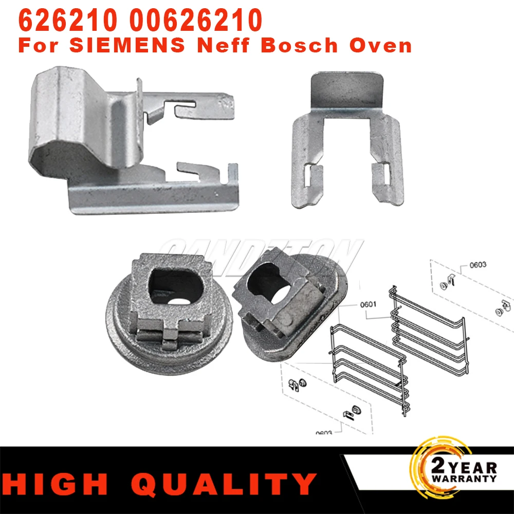 Oven Shelf Fixing Kit Side Support For Bosch Siemens 626210 00626210 Replacement