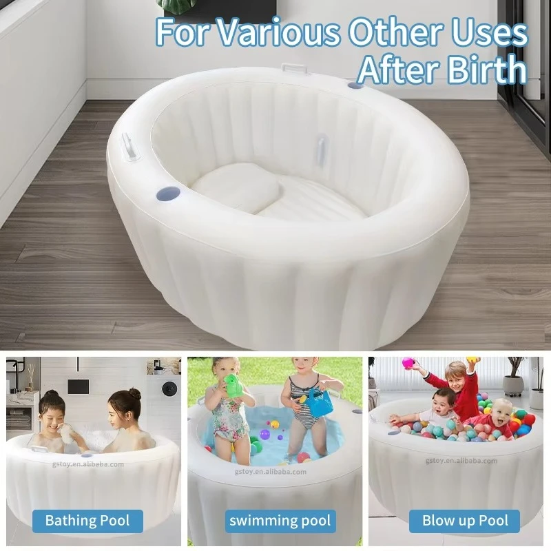Milk White Birthing Tubs ,Inflatable Birth Pool, Birth Pool in A Box,Birth Pool in A Linner，Birth Hosipital
