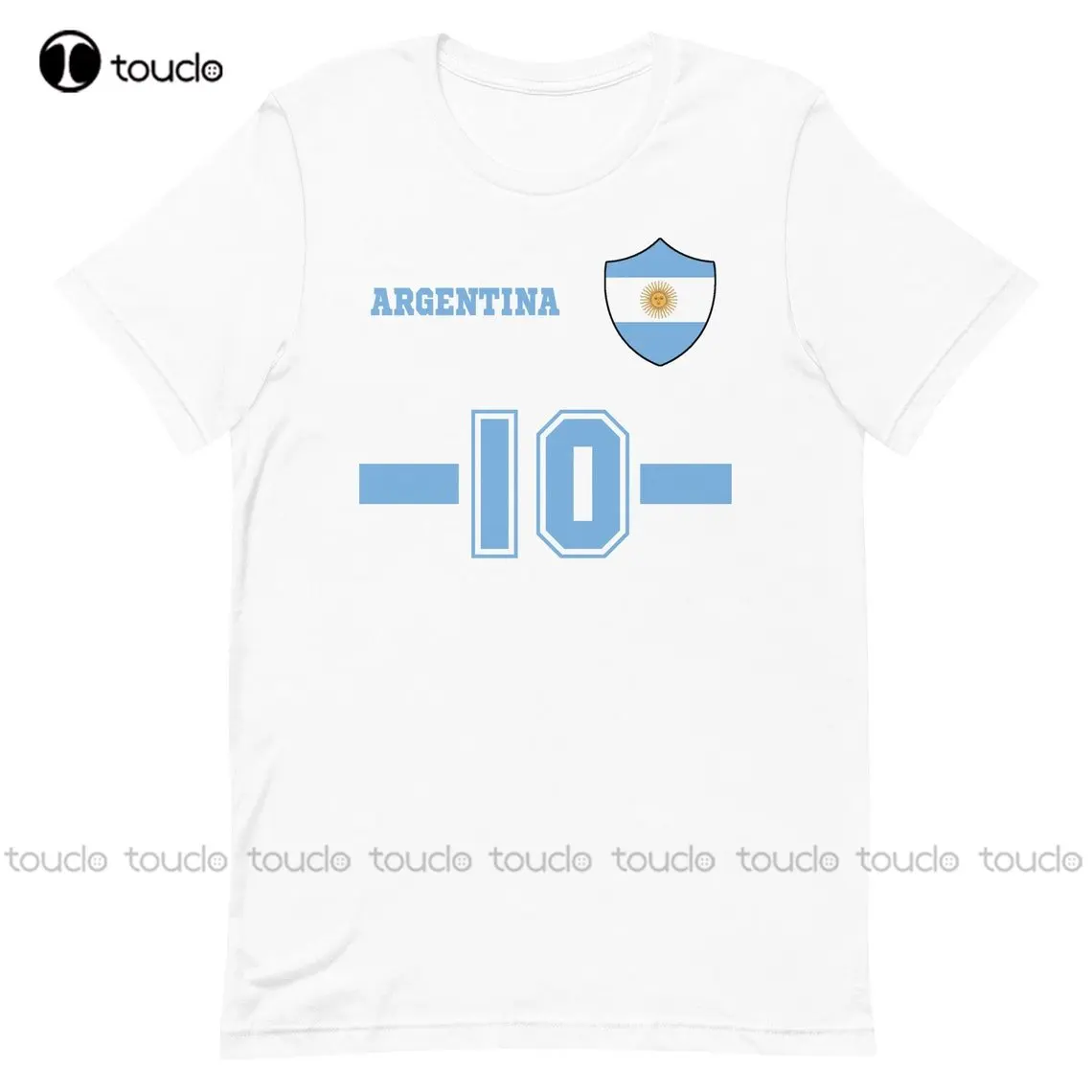 Camicia Argentina Maglia Da Calcio Argentina Personalizzata Argentina Torneo Di Calcio Fan Shirt Regalo Di Natale Xs-5Xl Tee Shirt