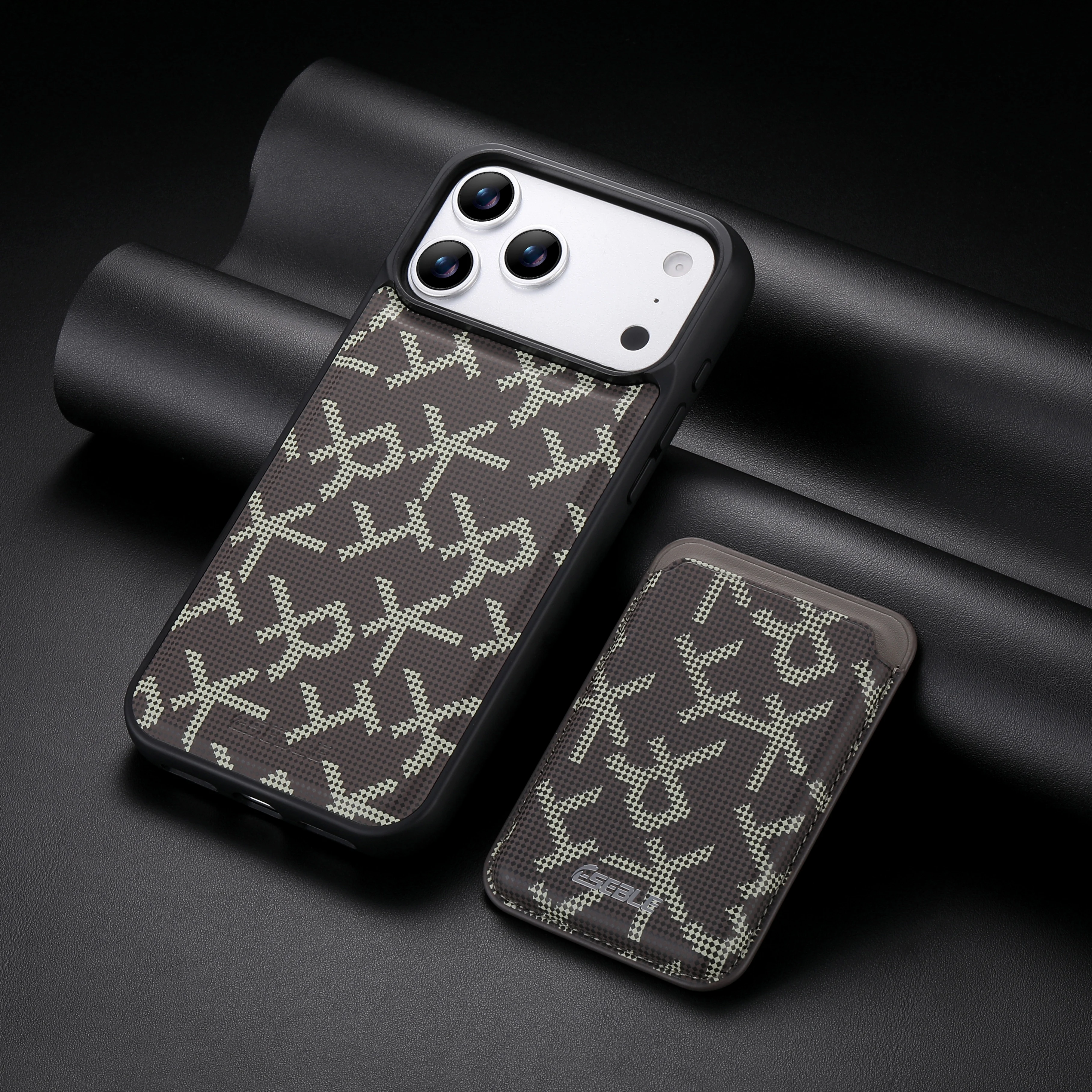 Luxury 2-in-1 Detachable Magnetic Leather Wallet Case with Removable Card Slot and Shockproof Protection