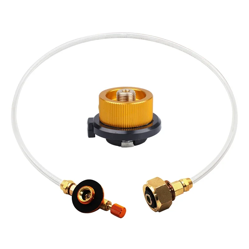 Outdoor Camping Propane Cylinder Filling Adapter Gas Tank Furnace Connector Coupler Gas Stove Refill Accessories