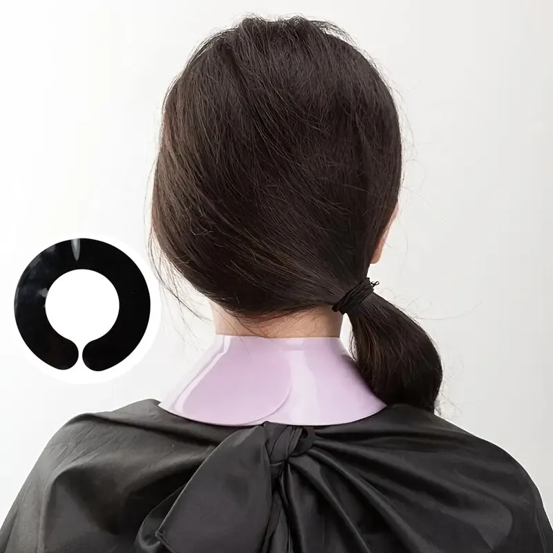 Haircut Cape Silicone Hair Cutting Cape Seals Professional Hair Dyeing Soft Rubber Neck Protector Cutting Collar For Stylist Barbers