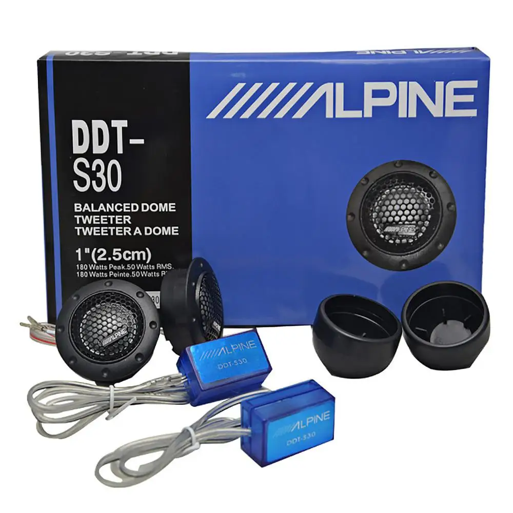 2PCS Car Tweeter Loudspeaker 180W 4Ohm Car Audio Modified Speakers High-Pitched High Sensitivity Audio Loudspeaker Supplies