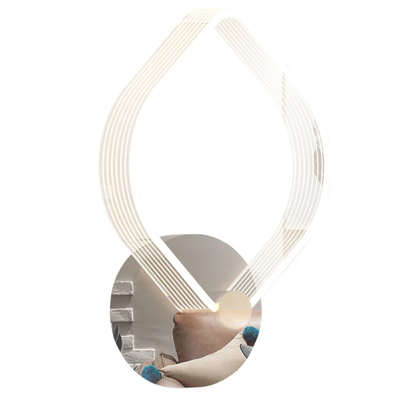 현대 LED 벽 램프 빛 Sconce 침대 옆 복도 계단 침실 거실 북유럽 간단한 홈 장식 실내 조명