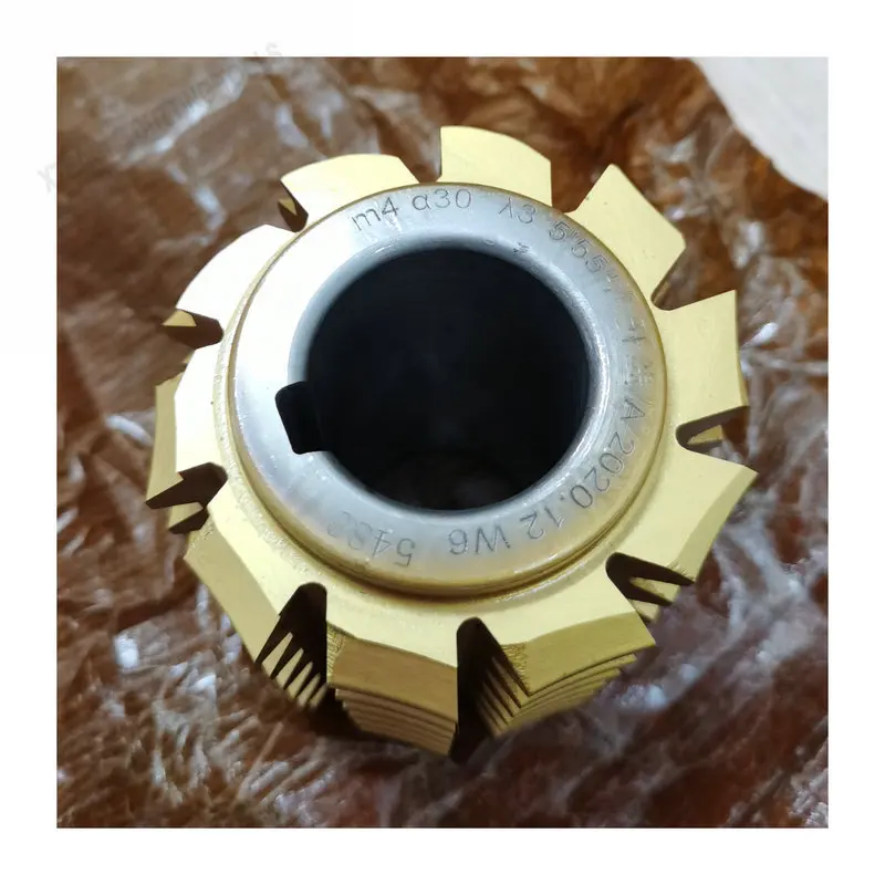 DIN5480 Standard HSS M4 Involute Spline Gear Hob Cutter PA30 degree, Customized