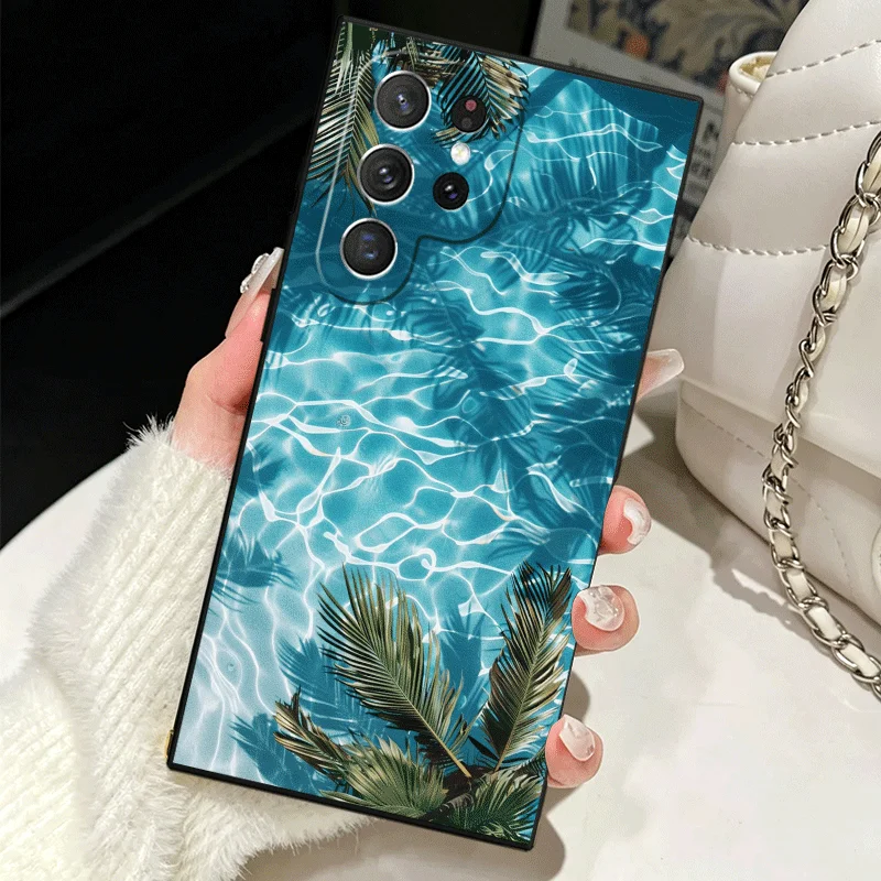 Tropical Beach Vibes Soft Silicone Phone Case