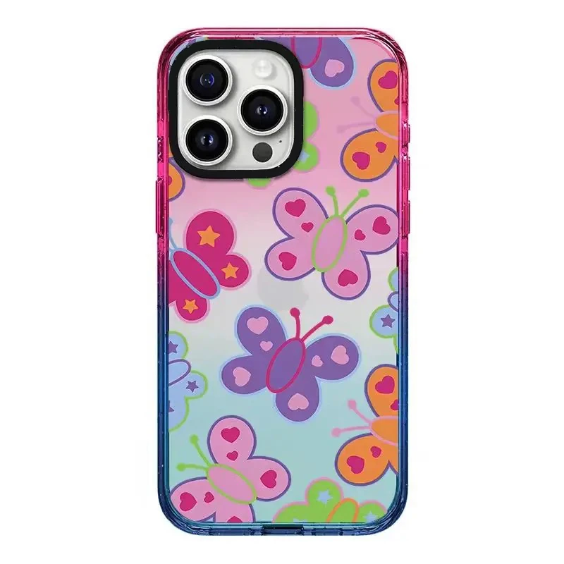 

Butterfly Acrylic Phone Case Cover for IPhone 12 13 14 15 Pro Max Case for IPhone 15 Pro Max